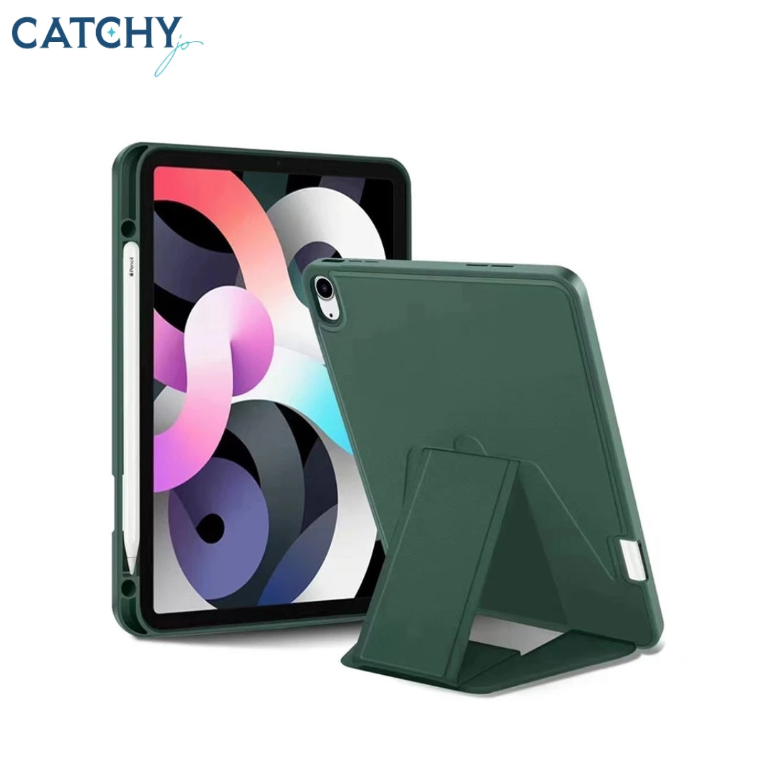 iPad PU Leather Case With Pen Slot & Holder Protector