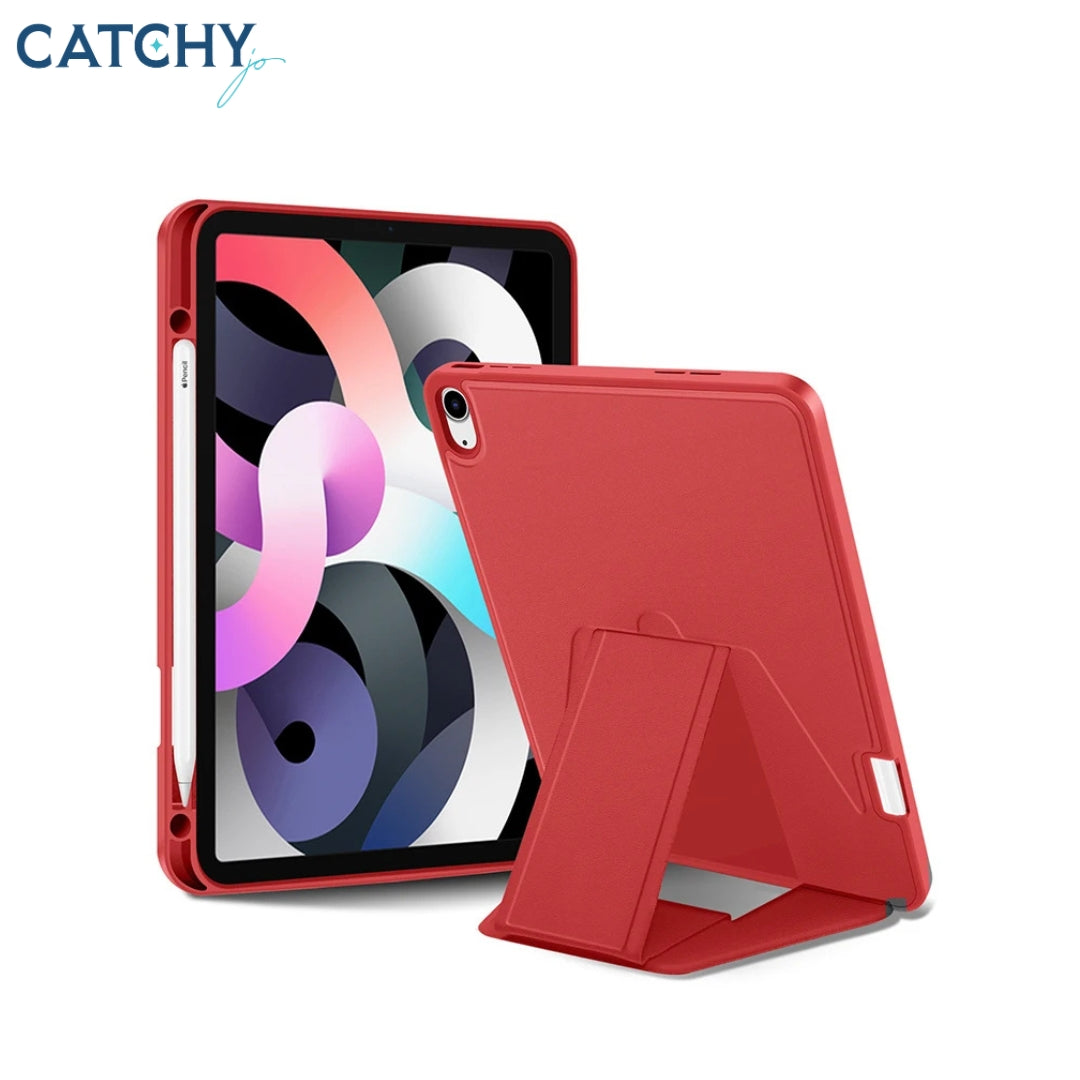 iPad PU Leather Case With Pen Slot & Holder Protector