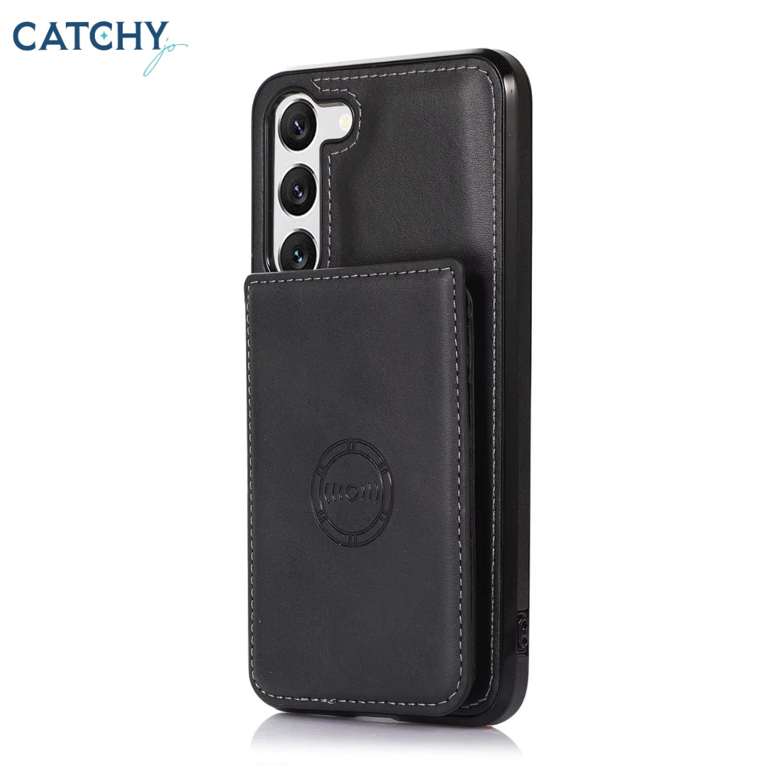 Samsung Luxury PU Leather Detachable Wallet With Card Bag Phone Case