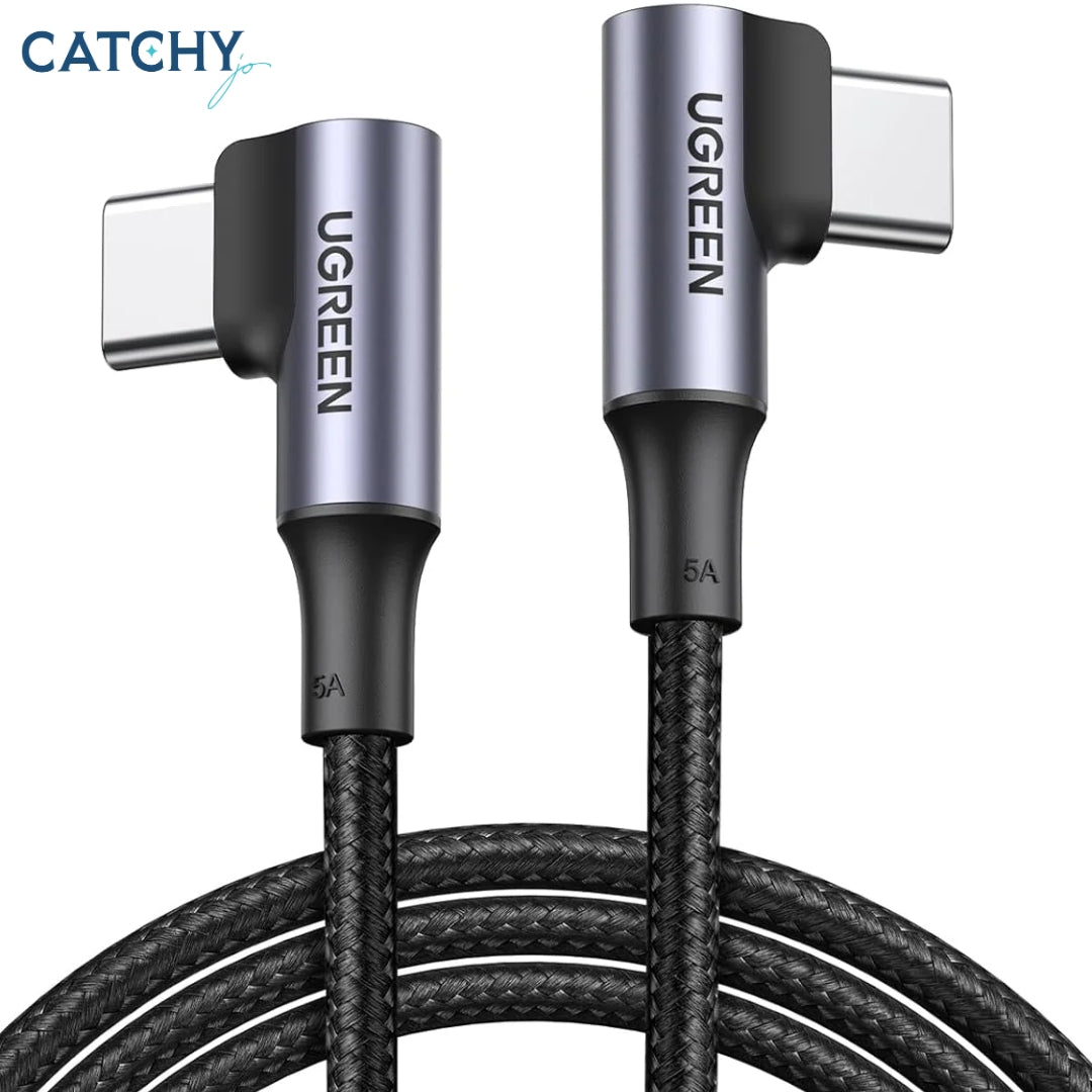 UGREEN Right Angle USB-C To  USB-C Data Cable