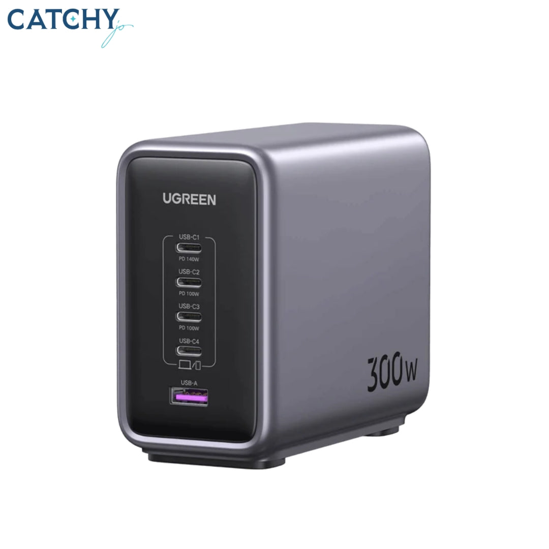 UGREEN Nexode GaN Wall USB-C Charger 5 Ports (300W)