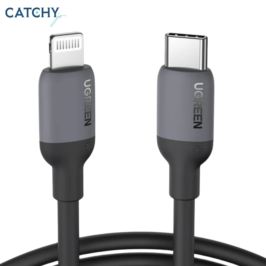 UGREEN Skin-friendly Lightning To USB-C Charging Cable