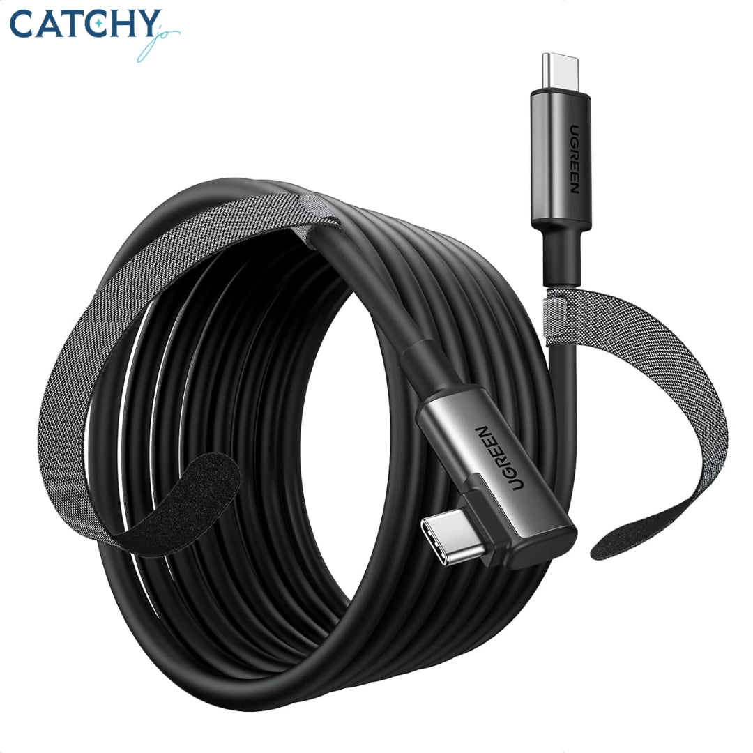 UGREEN Right Angle USB-C To USB-C Link Cable 5M