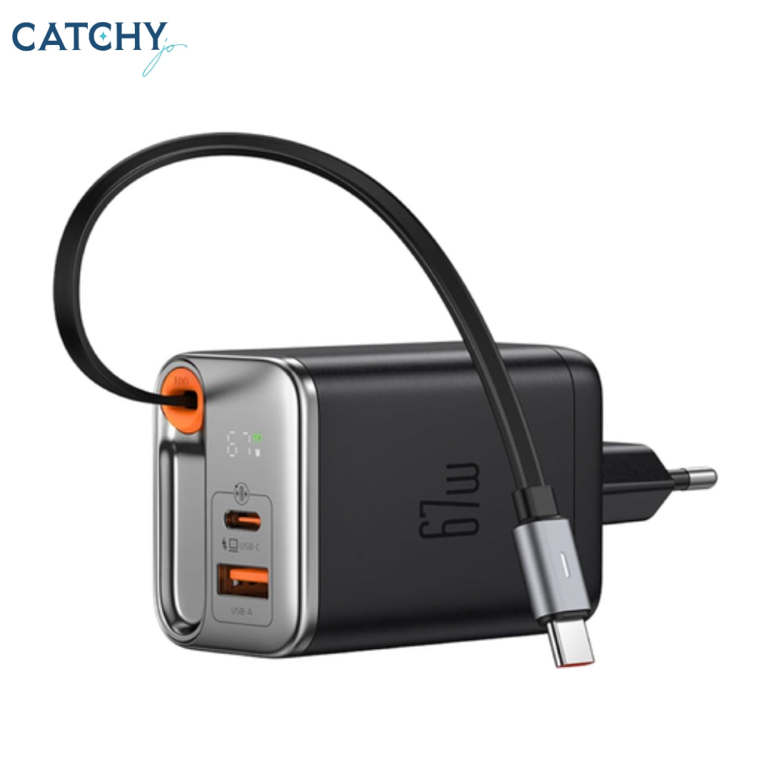 MCDODO Fast Charger Adapter With USB-C Cable (67W)