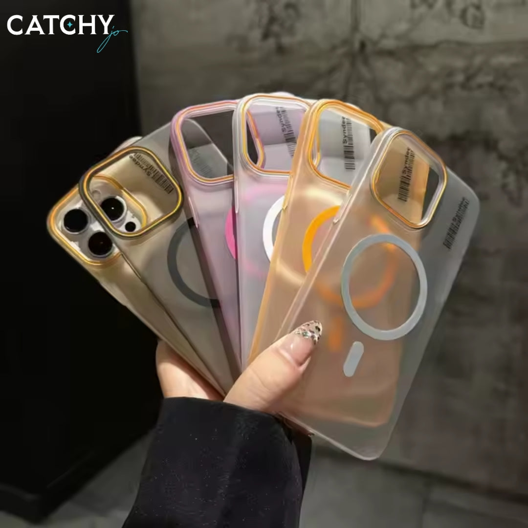 iPhone Translucent Frosted Magnetic Case