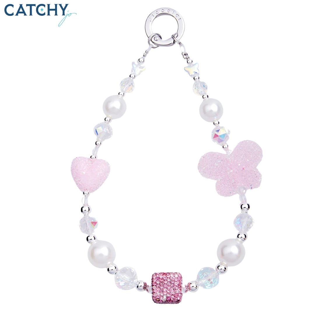 PICOCICI Butterfly Pearl Mixed Phone Charm