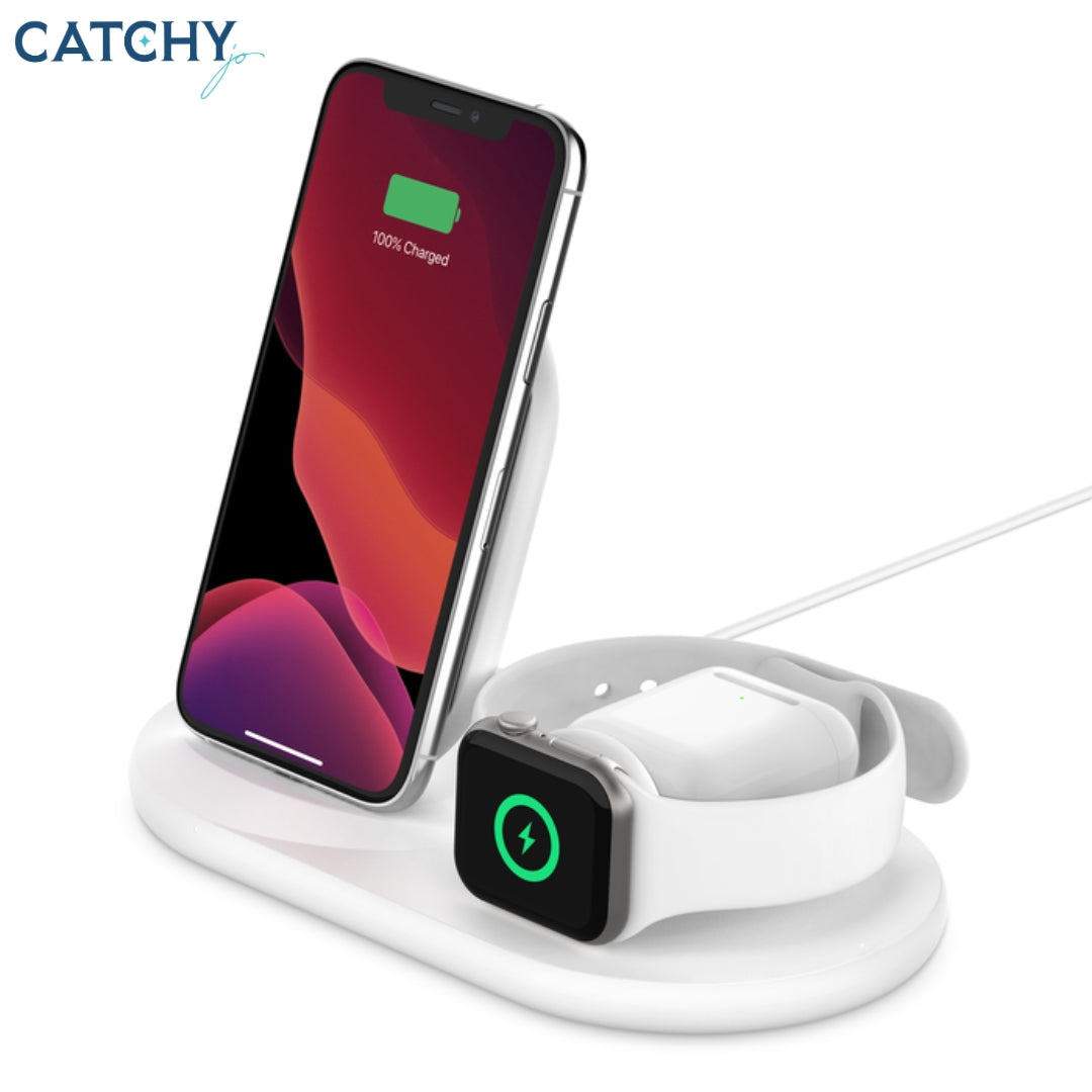 BELKIN Boost Charge 3-in-1 Wireless Charger for Apple Devices