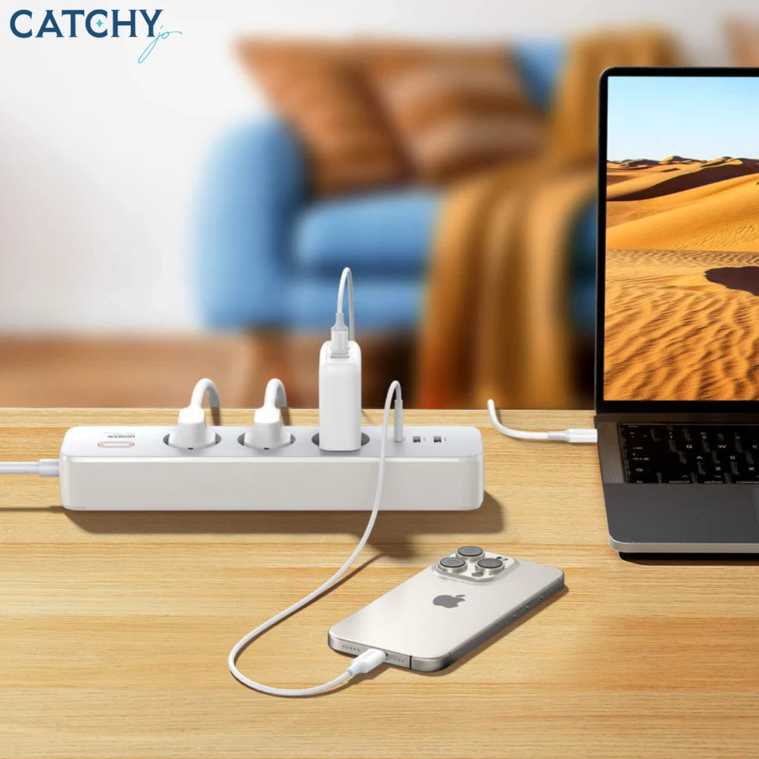 UGREEN 3 AC Power Strip With Master Switch (30W)