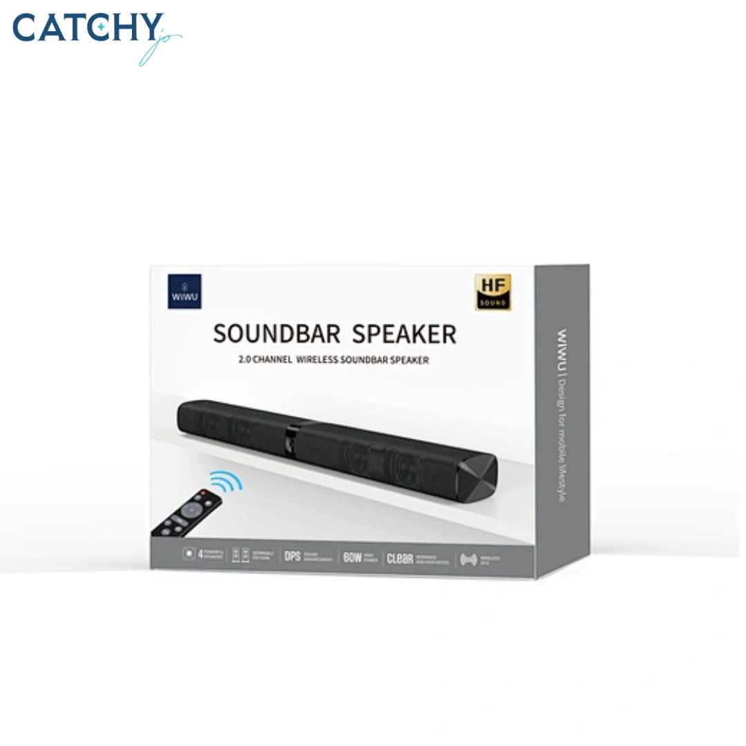 WiWU Remote Control Soundbar Speaker S1 With LED