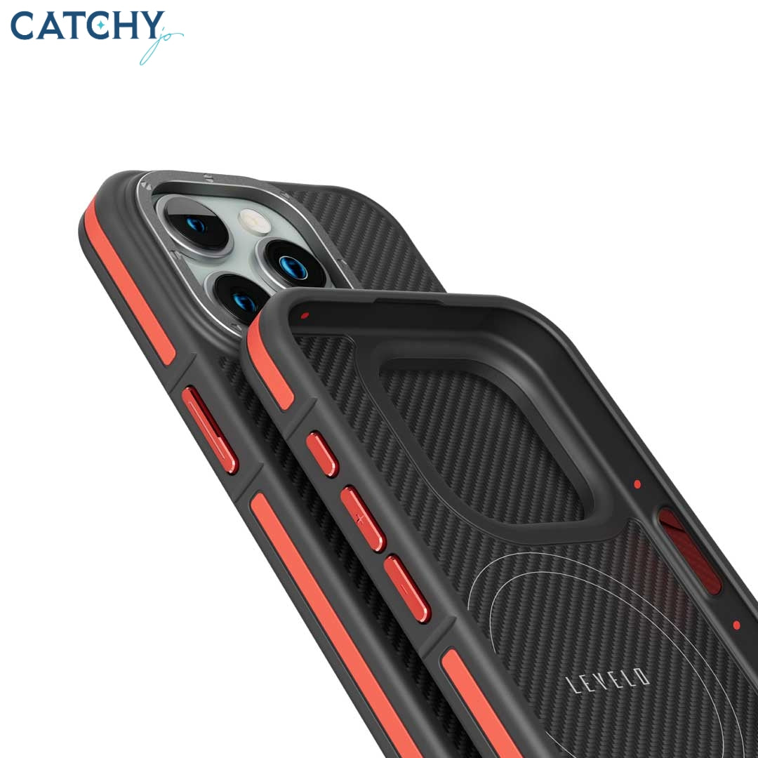 Levelo Ox Carbon Shockproof iPhone Case