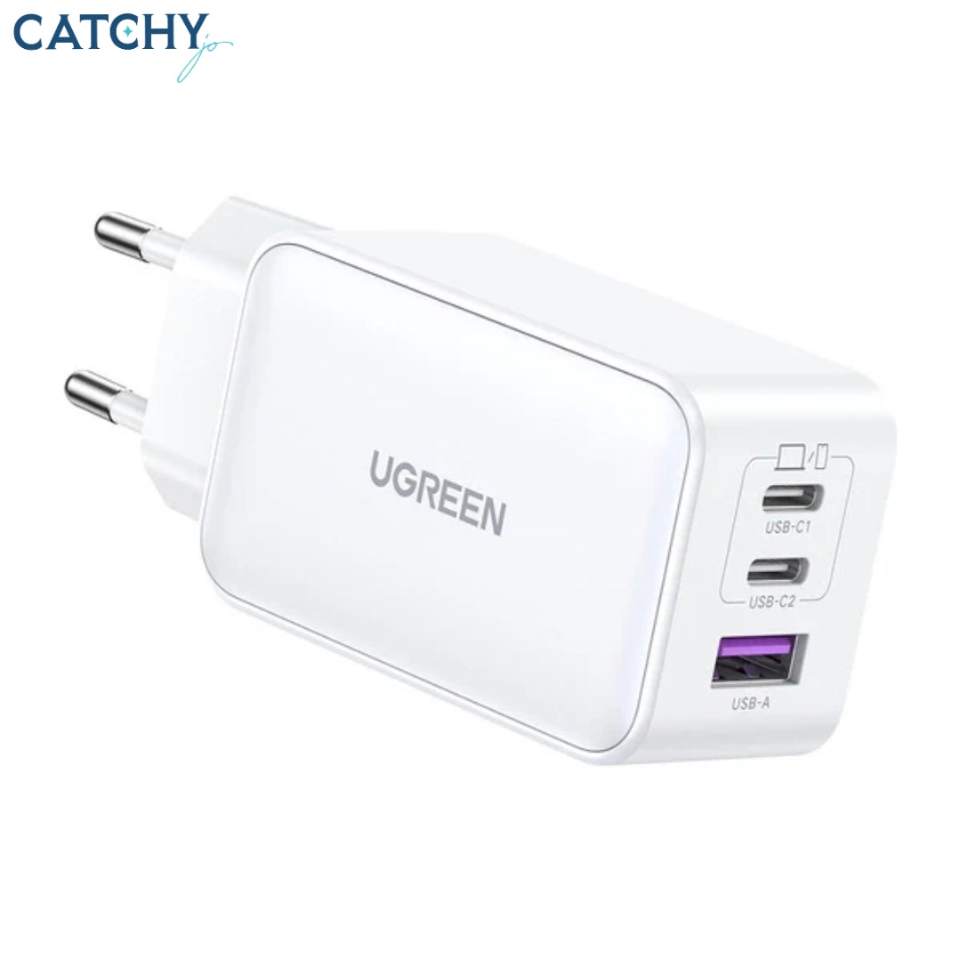 UGREEN Nexode USB-C 3-Ports Wall Charger (65W)