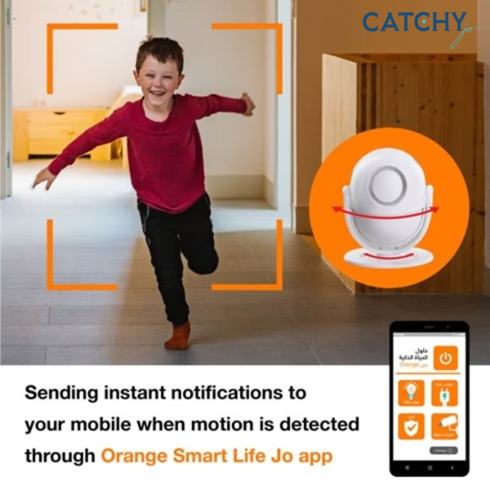 Orange PIR Motion Sensor