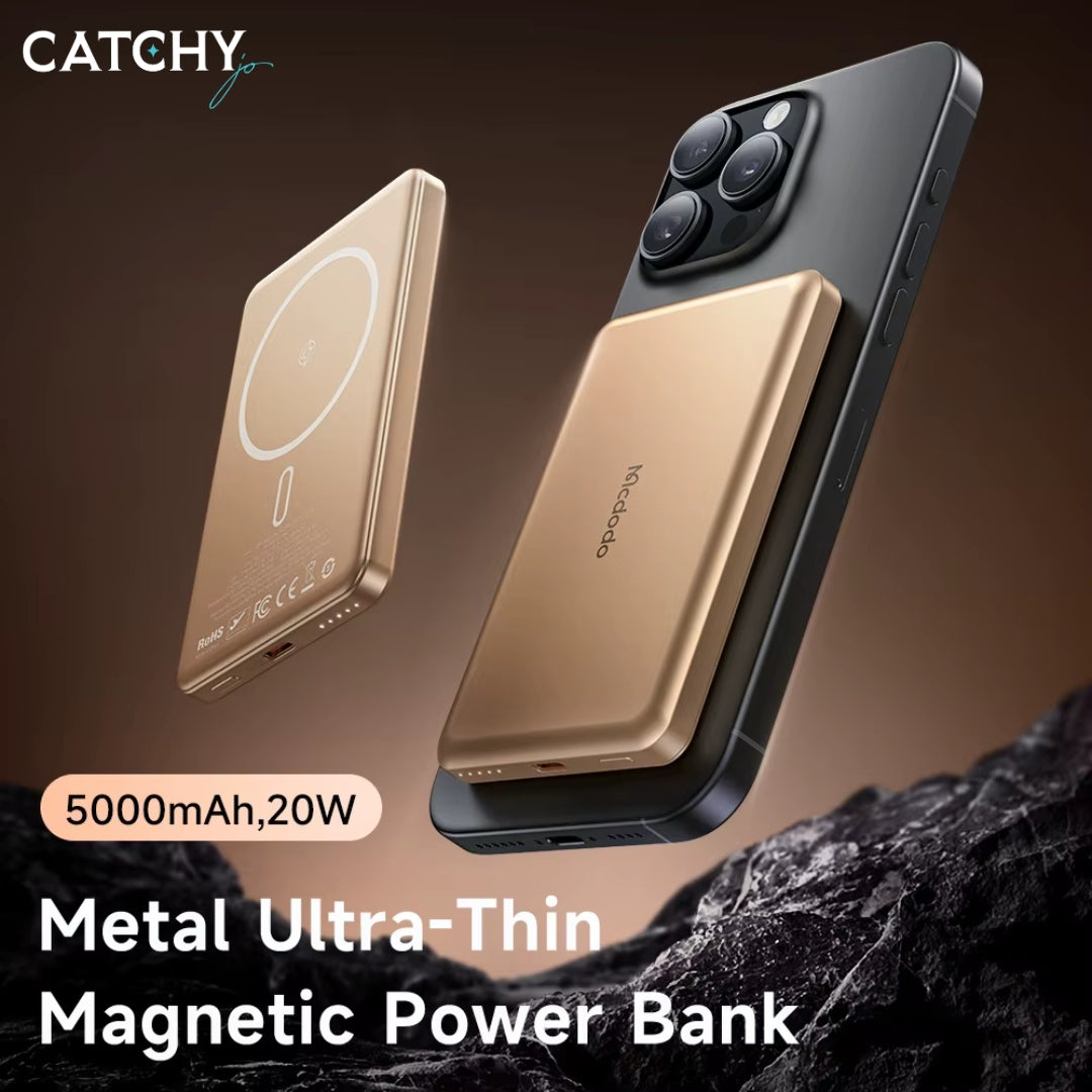 MCDODO MC4642 Metal Magnetic Wireless Charging PowerBank (20W)