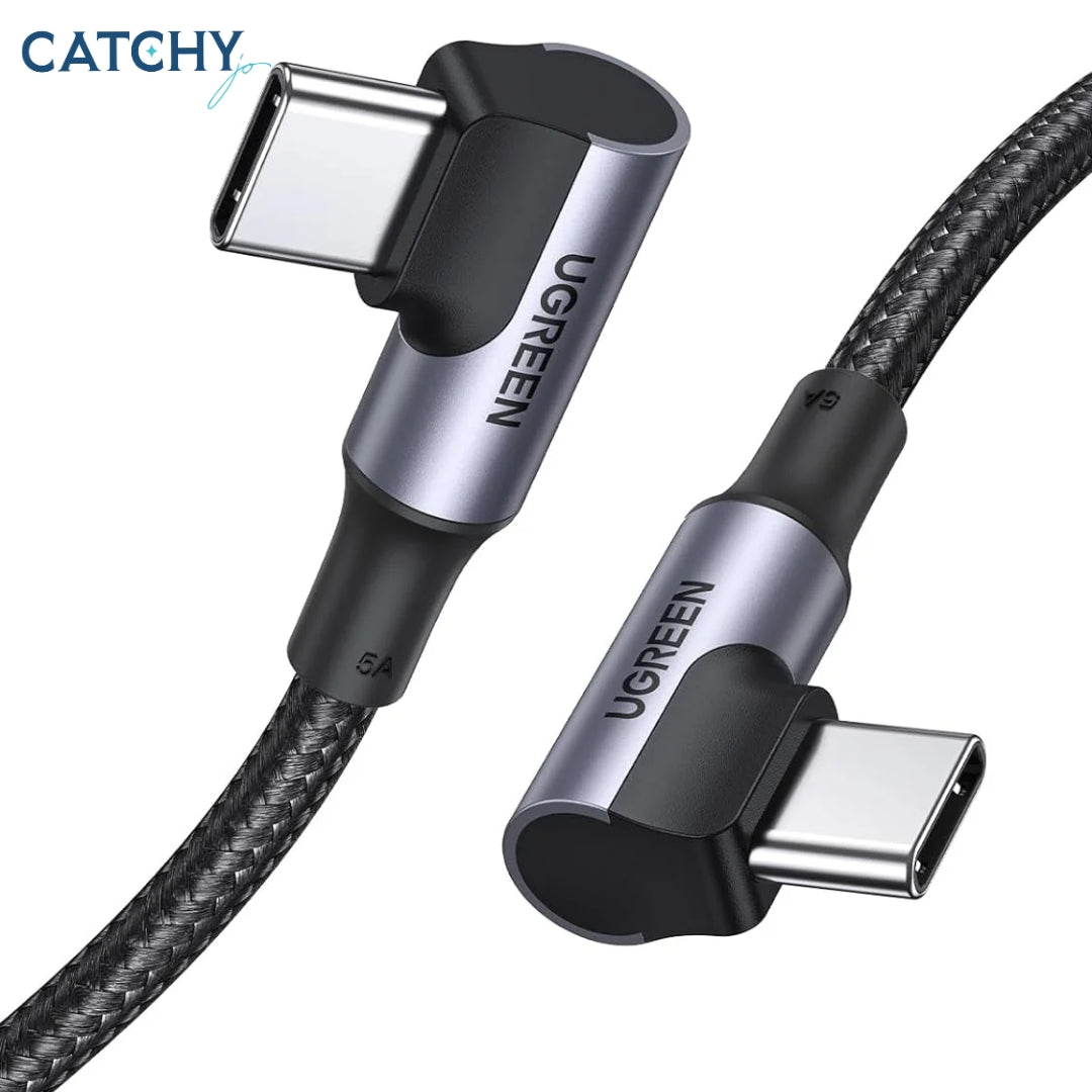 UGREEN Right Angle USB-C To  USB-C Data Cable