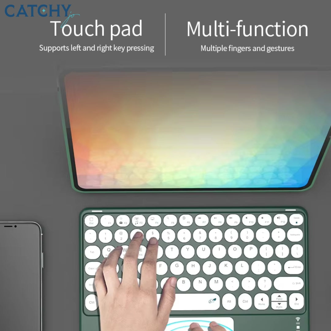 Mini Wireless Keyboard With Touchpad