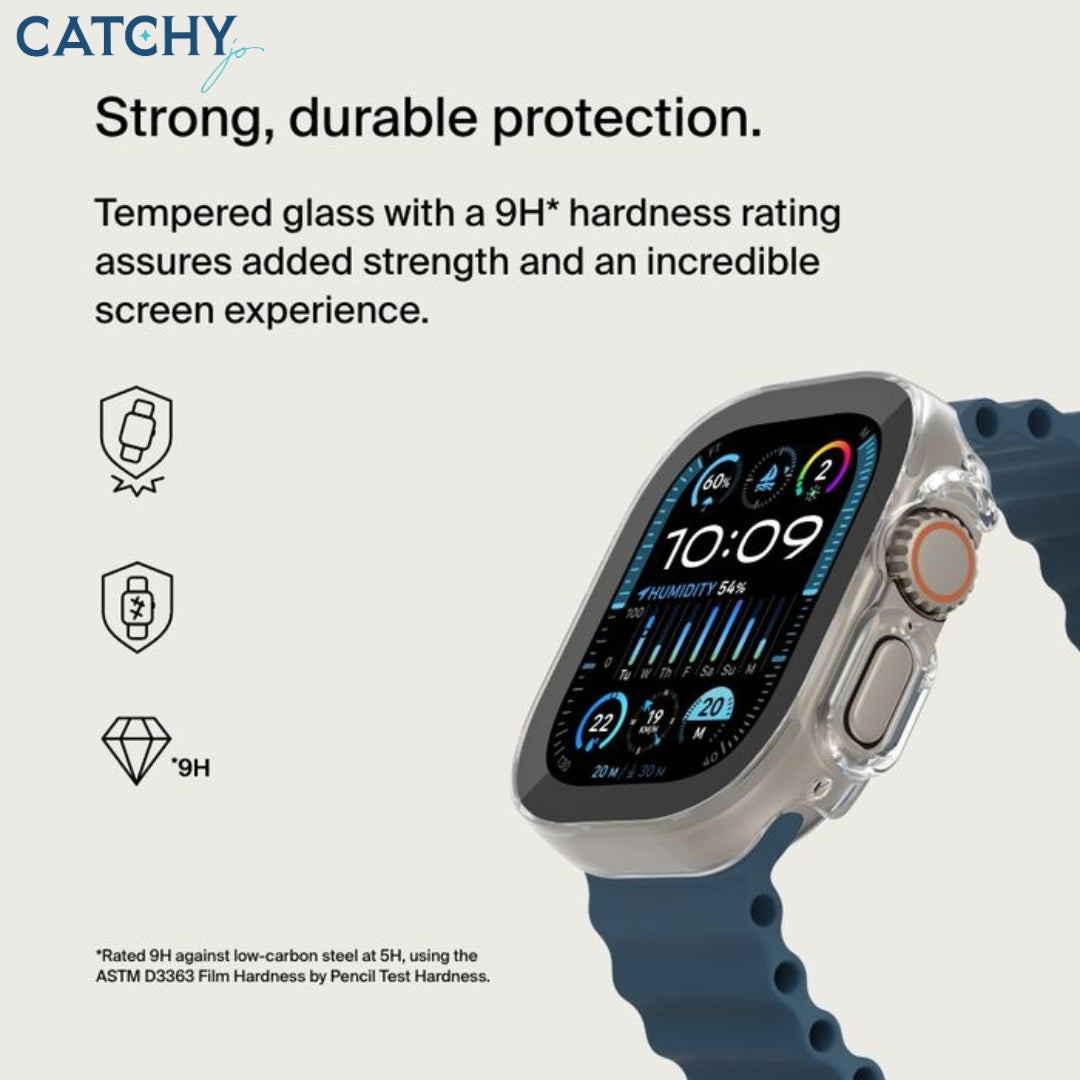 BELKIN Screen Force Tempered Curve 2-in-1  Screen Protector For Apple Watch Ultra