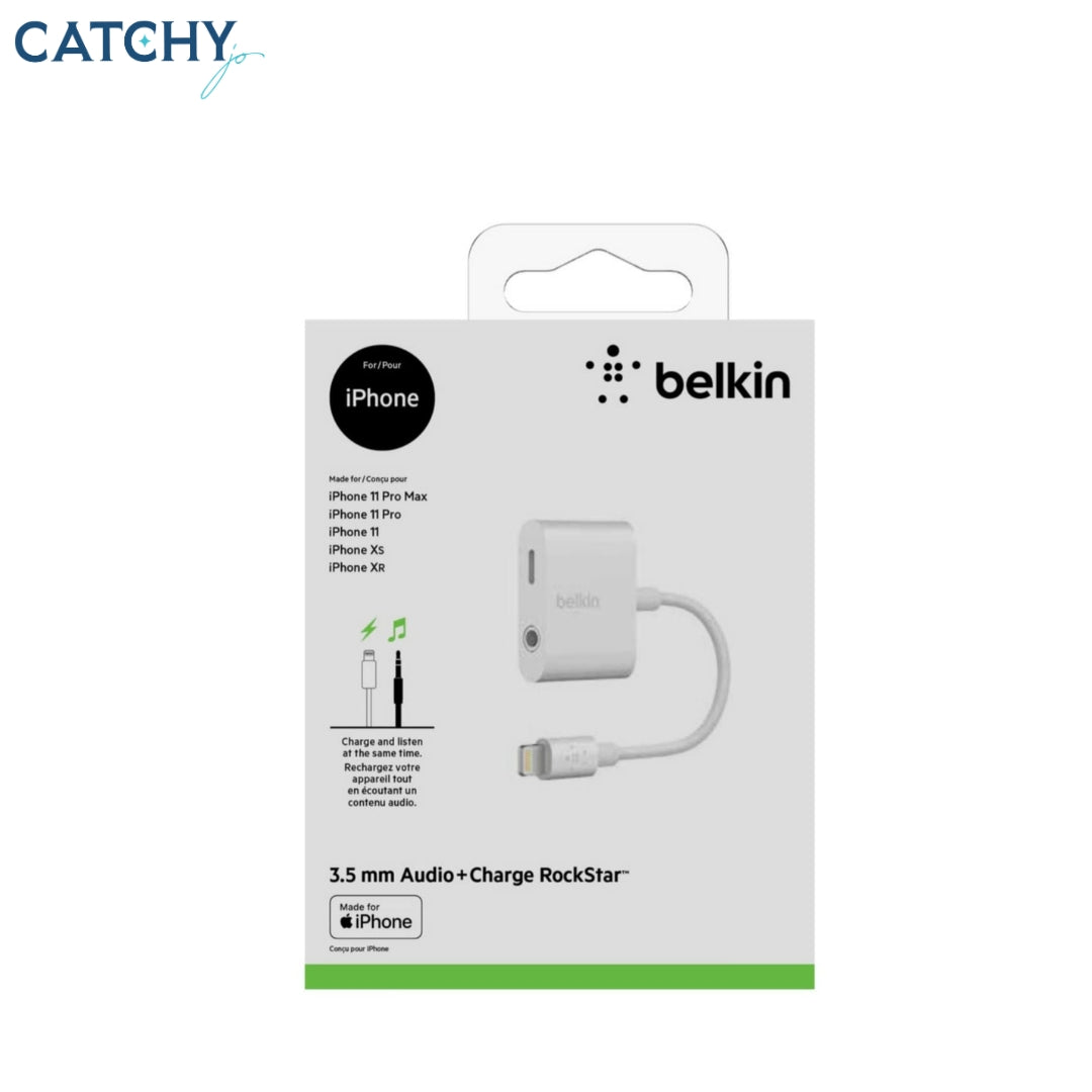 BELKIN RockStar Lightning Audio + Charge Adapter