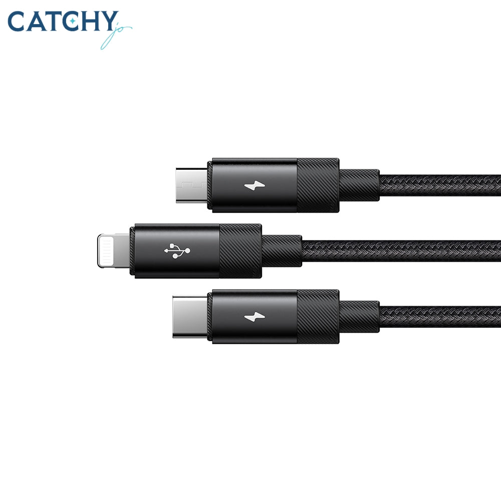 MCDODO 3-in-1 Cable with Indicator Light (1.2M)