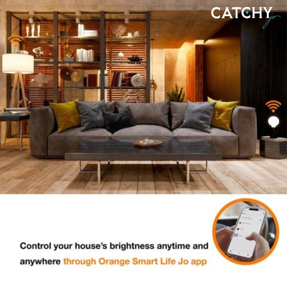 Orange WiFi Smart Bulb