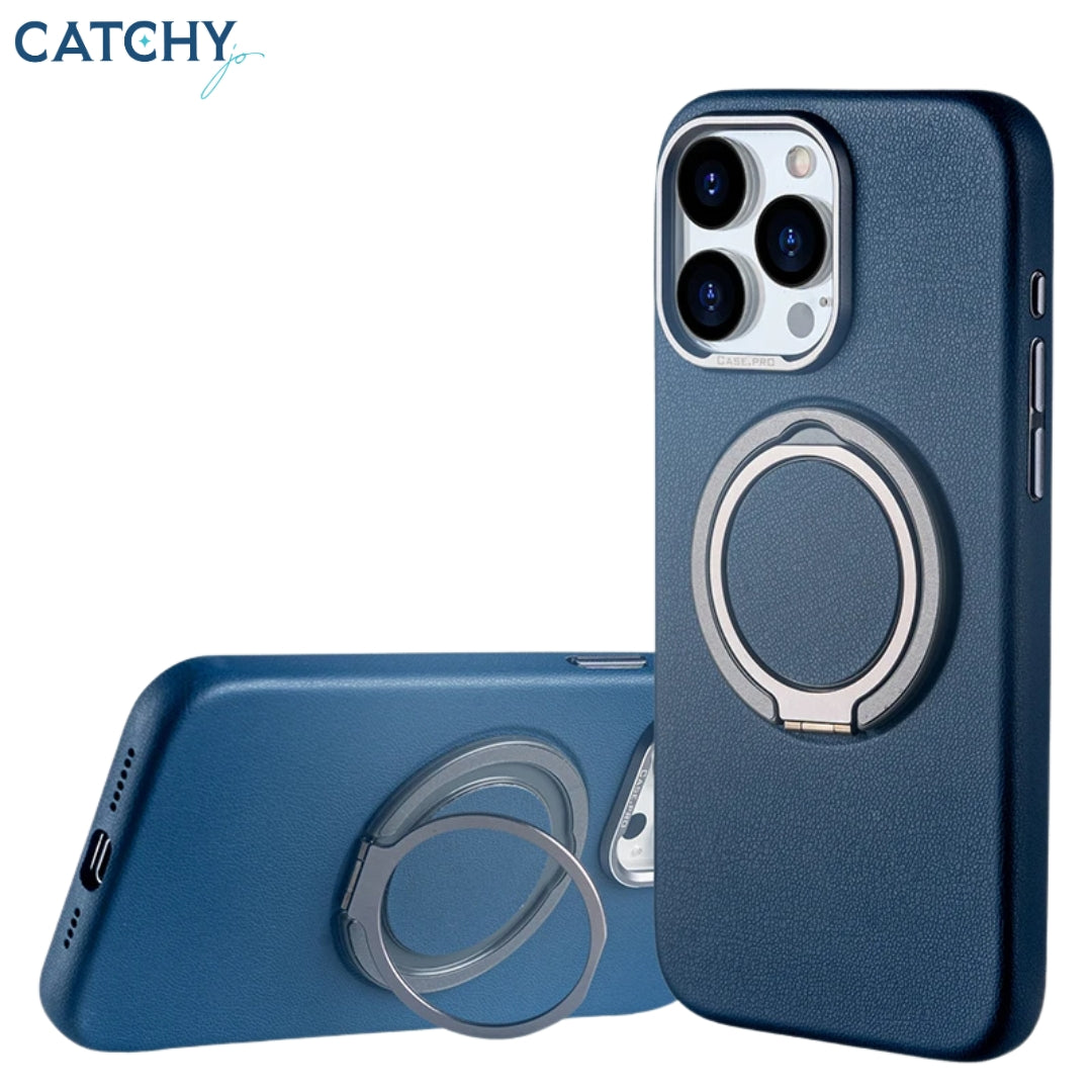 iPhone Leather Magnetic Protective Case