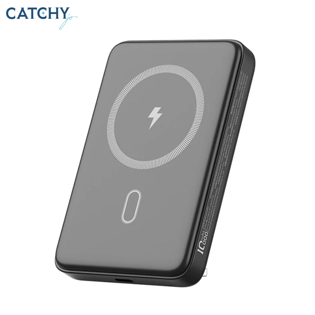 WiWU Wi-P043 Magnetic Wireless  Power Bank With Kickstand 10000mAh