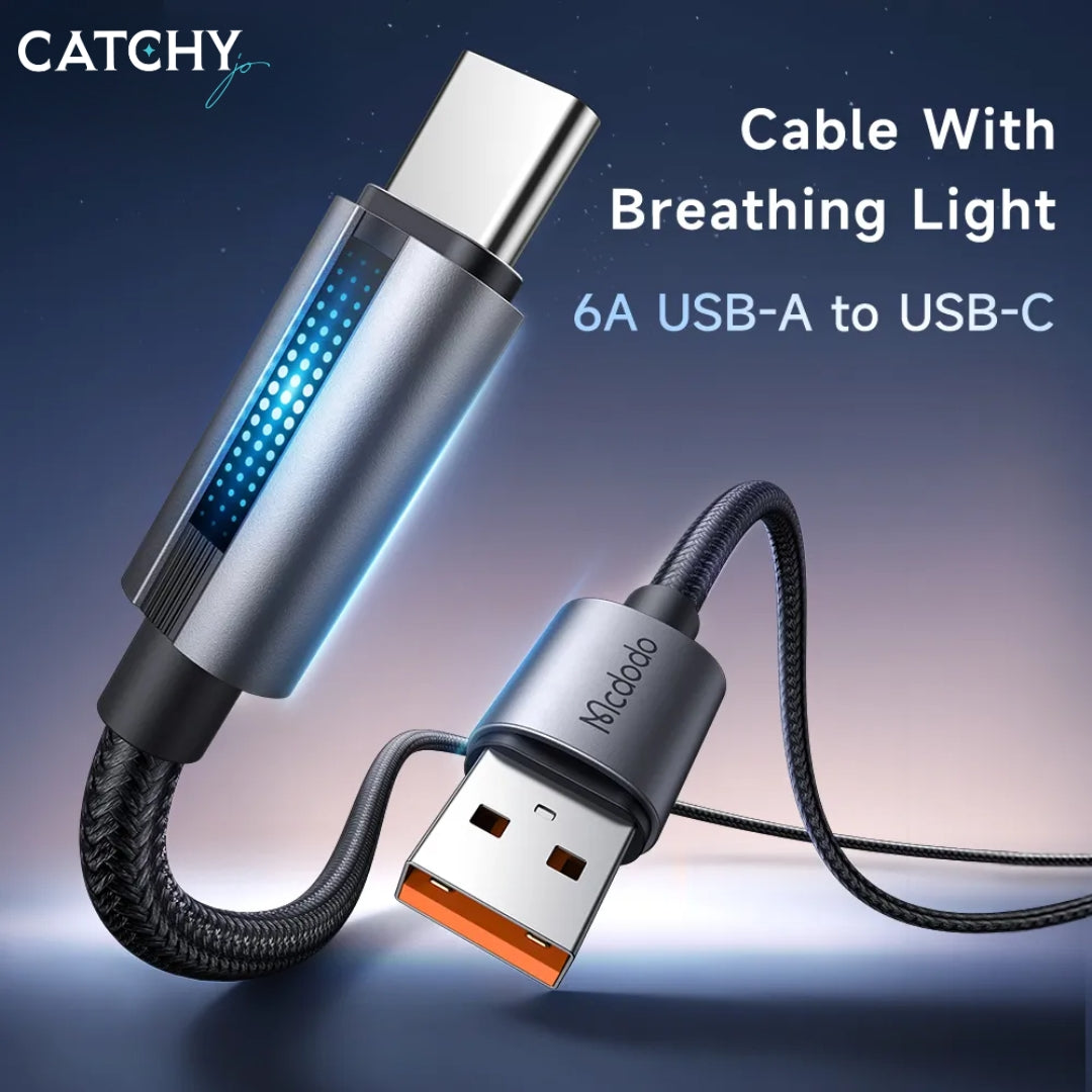 MCDODO With Breathing Light 6A Cable