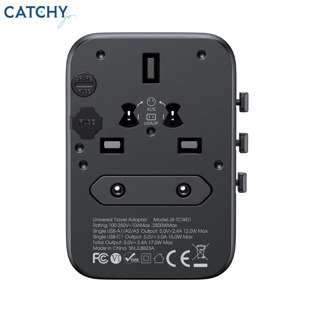 JOYROOM JR-TCW01 Universal Travel Adapter (17W)