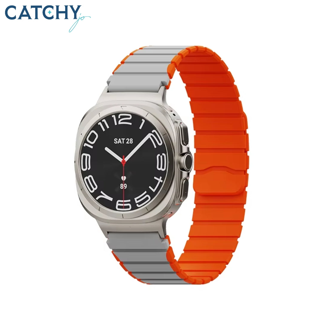 Coteci Magnetic Silicone Watch Band For Galaxy Watch