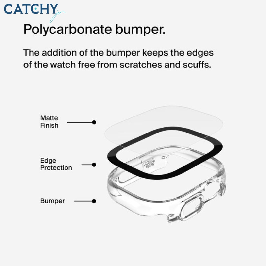 BELKIN Screen Force Tempered Curve 2-in-1  Screen Protector For Apple Watch Ultra