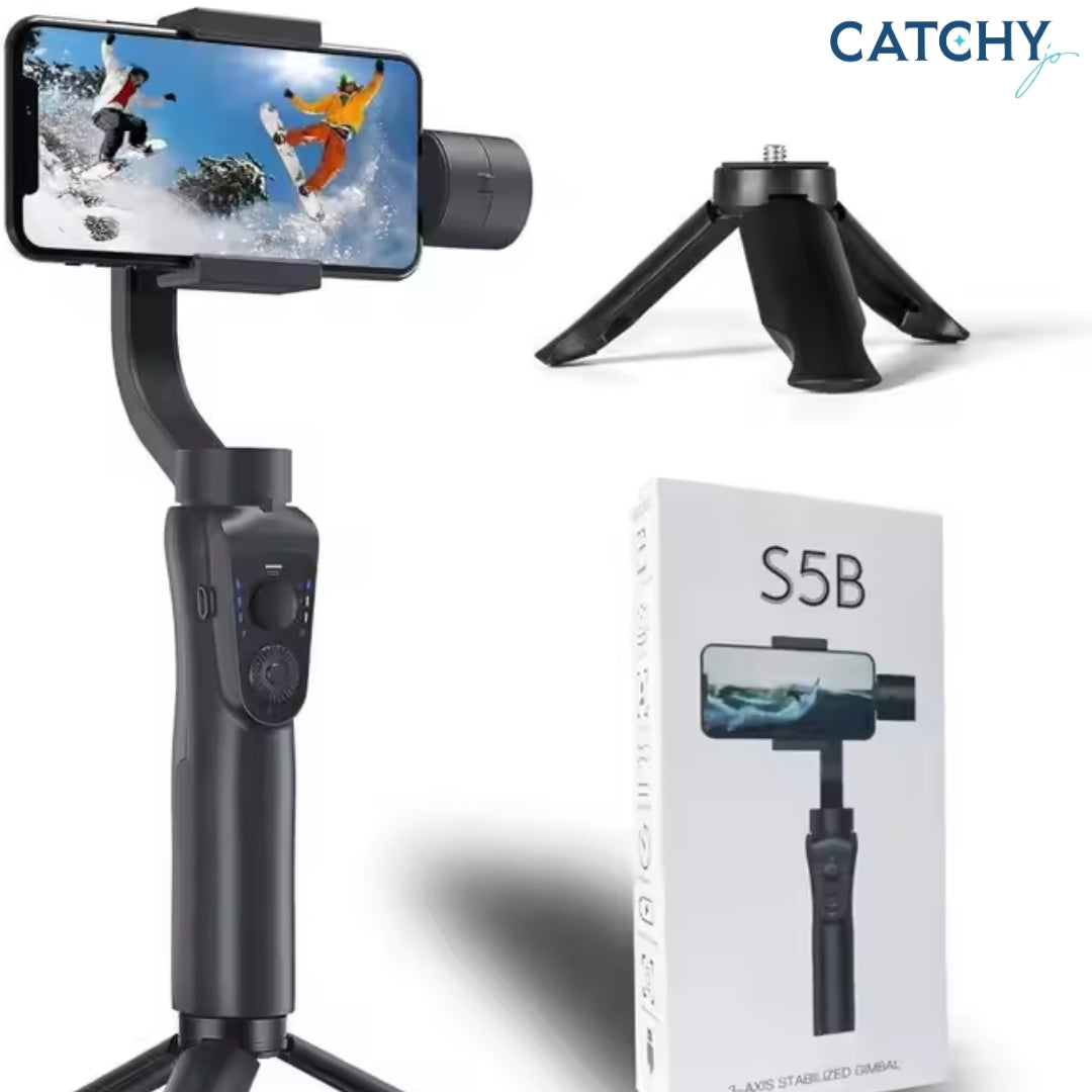 S5B Gimbal Camera Stabilizer With Tripod