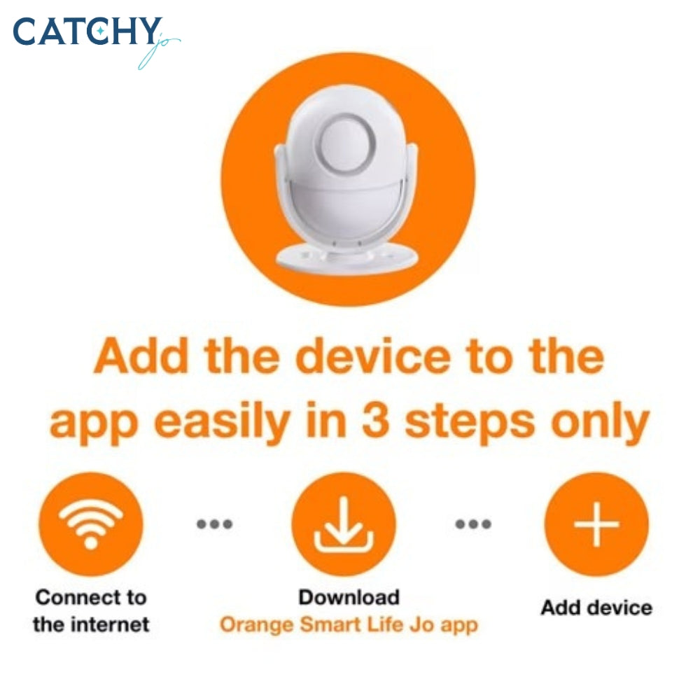 Orange PIR Motion Sensor