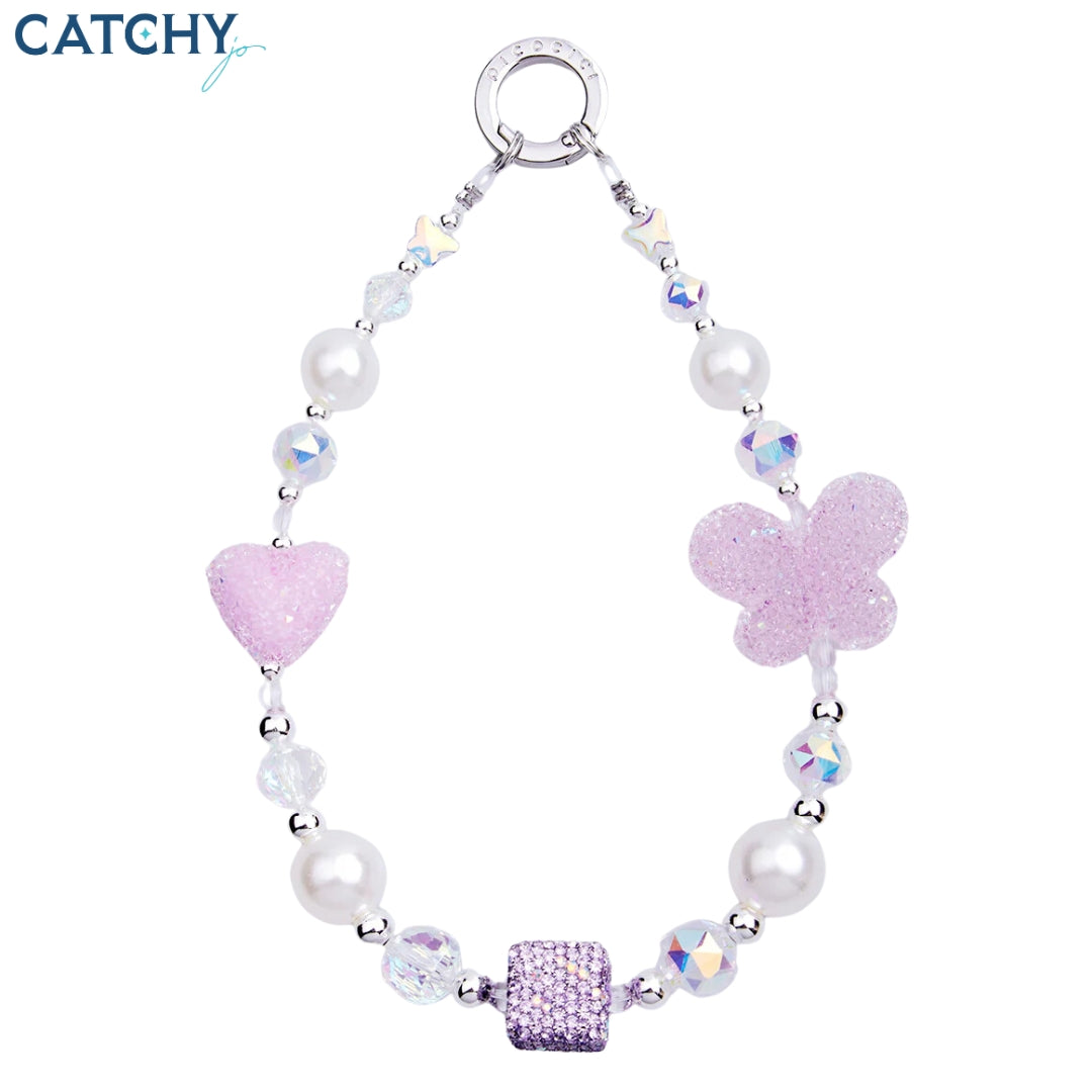 PICOCICI Butterfly Pearl Mixed Phone Charm