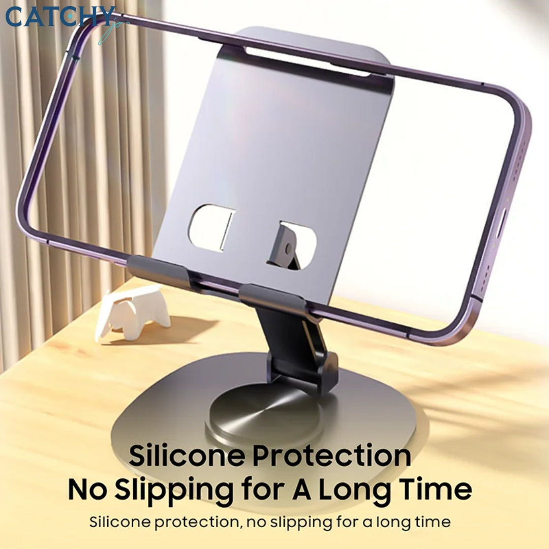 Foldable Carbon Steels 360 Rotation Phone Holder