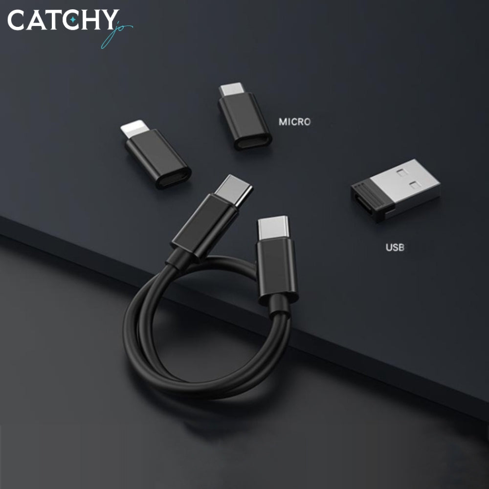 YESIDO CA118 6 in 1 Multifunctional Charging Data Cable Storage