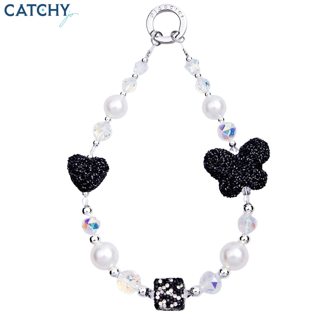 PICOCICI Butterfly Pearl Mixed Phone Charm