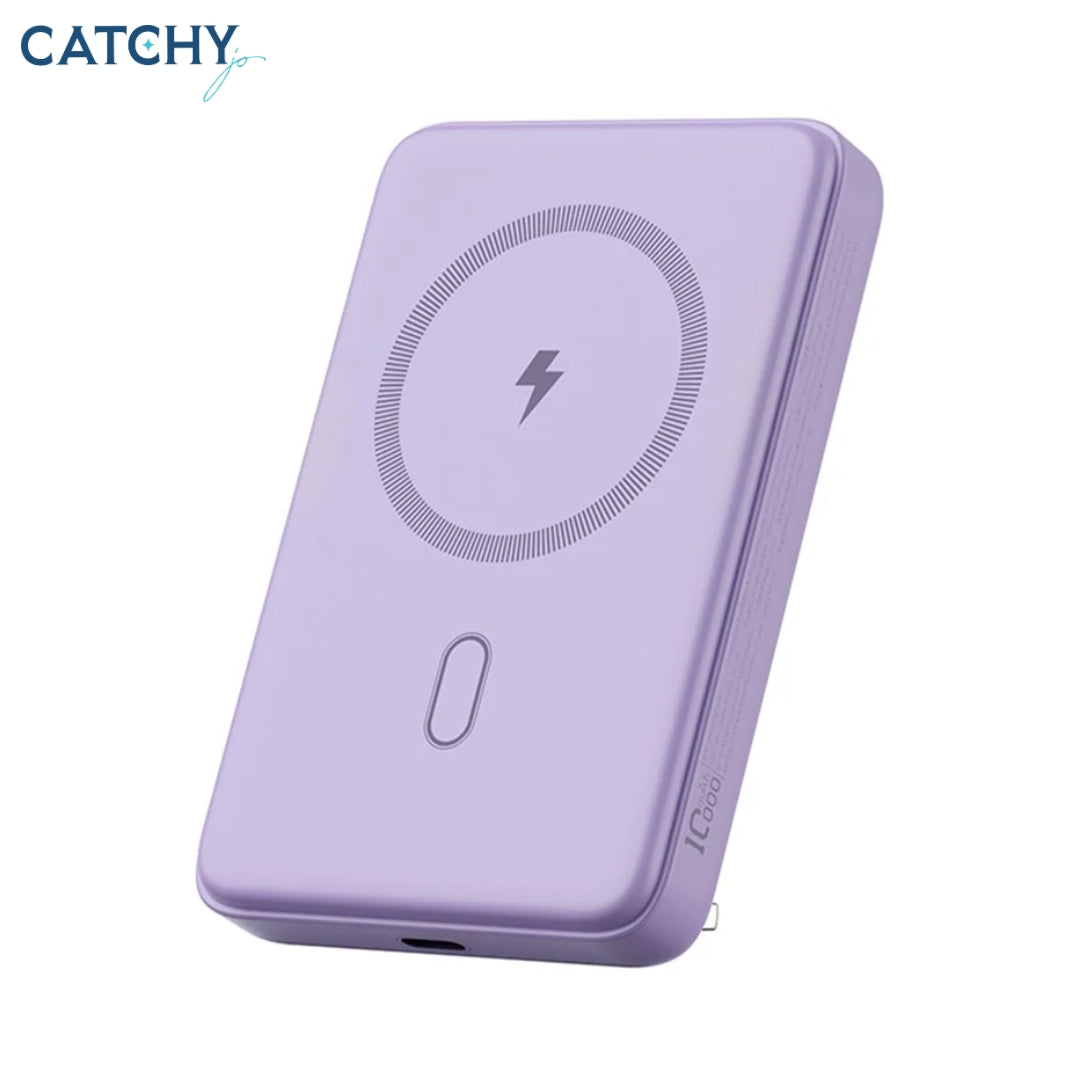 WiWU Wi-P043 Magnetic Wireless  Power Bank With Kickstand 10000mAh