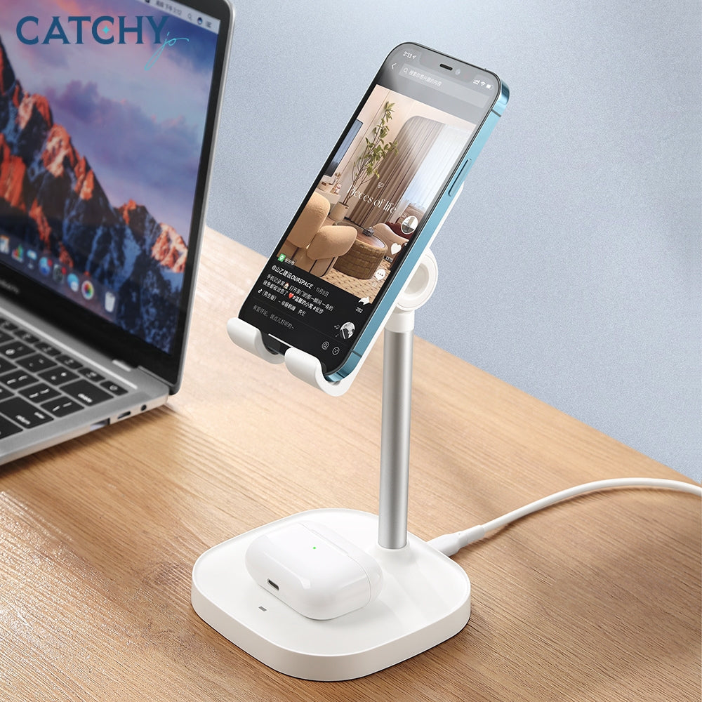 MCDODO CH053 Pioneer Series 2 IN 1 Wireless Charger Mobile Desktop Holder