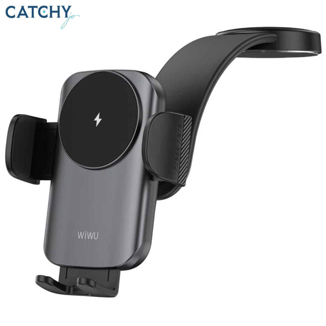 WiWU CH-322 Car Mount Wireless Charger Car Phone Holder (15W)