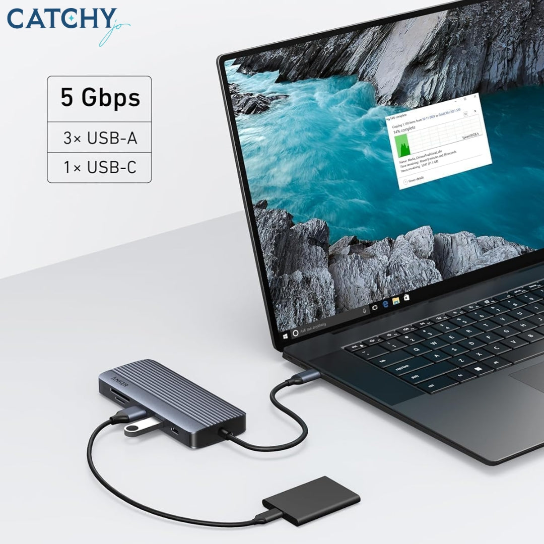 Anker USB-C (10-in-1) Dual Station Adapter