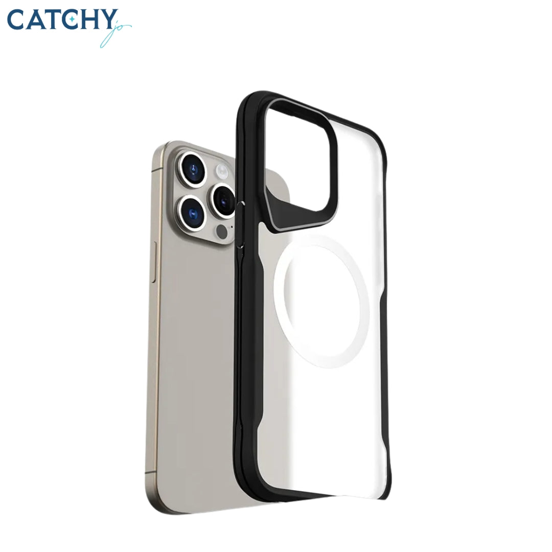 iPhone Frosted Anti Shock Magnetic Case