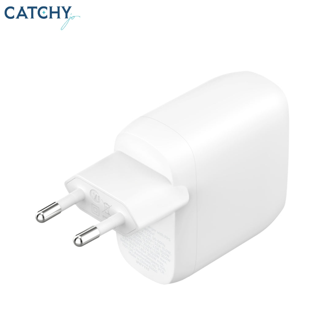 BELKIN Boost Charge Dual USB-C PD Wall Charger (60W)