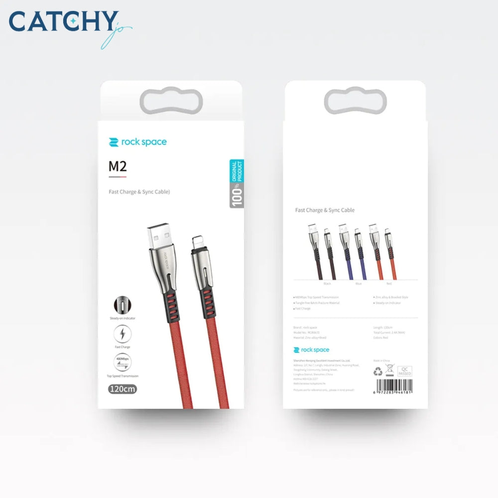 ROCK M2 ZN iPhone Fast Charging Cable