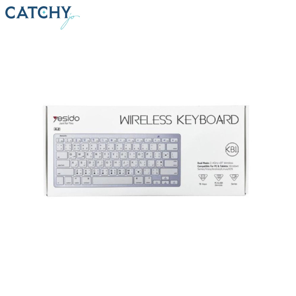 YESIDO KB11 Portable Wireless Keyboard