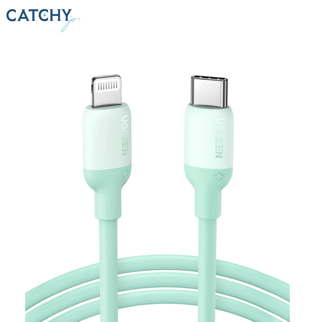 UGREEN Skin-friendly Lightning To USB-C Charging Cable