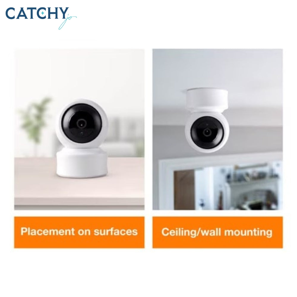 Orange 4 MP WiFi Security Indoor Camera