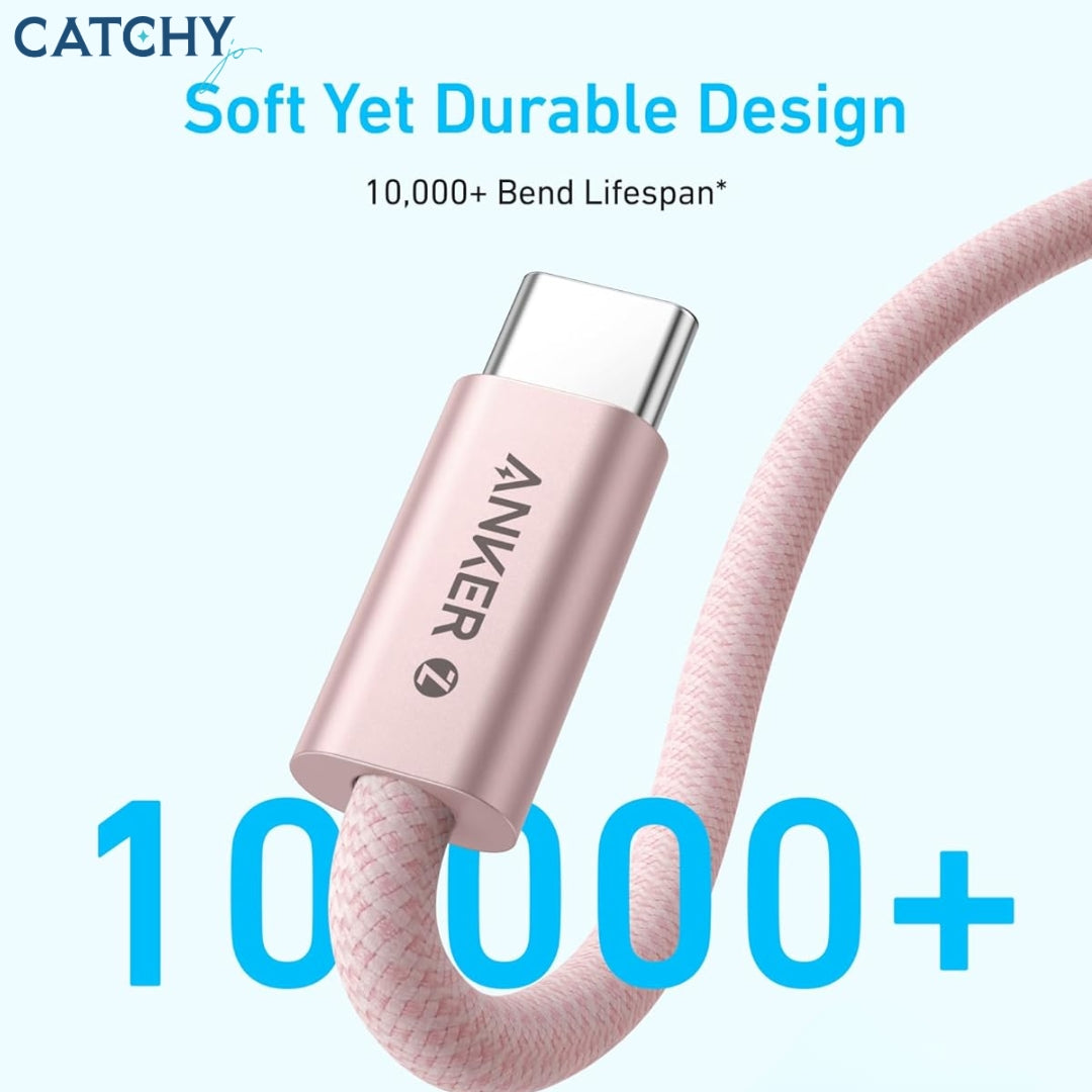 Anker Zolo USB C To USB C Braided Cable (240W)