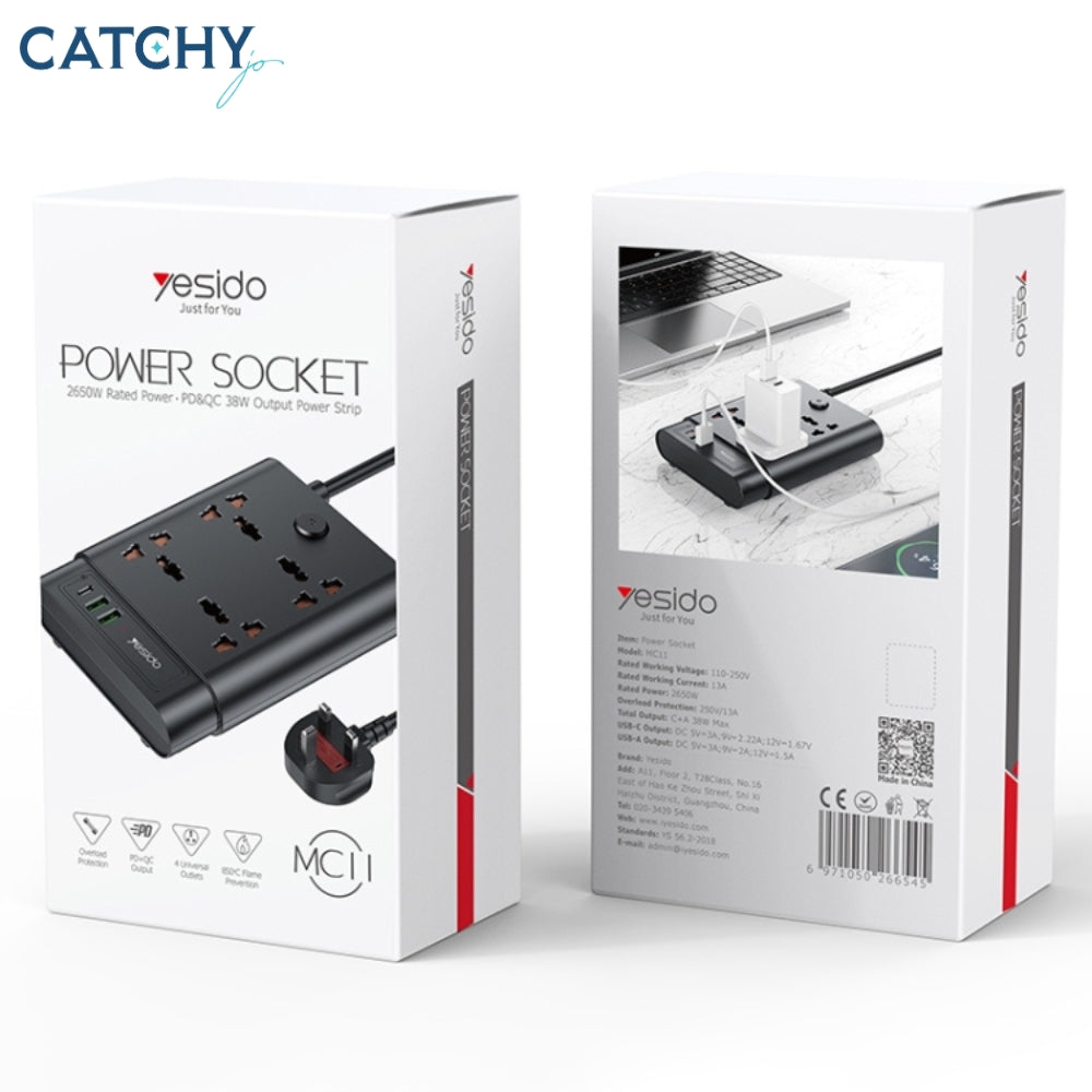 YESIDO MC11 Power Socket (2650W)