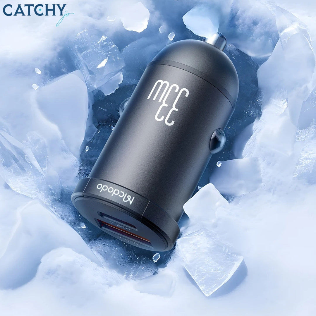 MCDODO 232 Dual Port Metal Car Charger (33W)