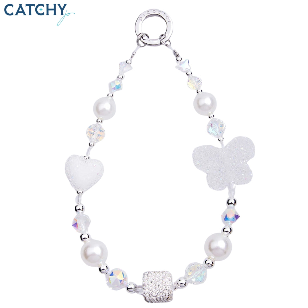 PICOCICI Butterfly Pearl Mixed Phone Charm