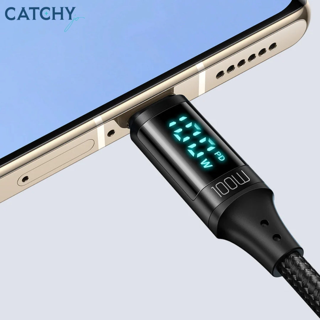 MCDODO Digital HD USB-C To USB-C Cable (100W)